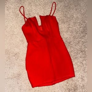 Red Revolve mini dress